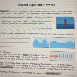 Longitudinal waves gizmo answer key pdf