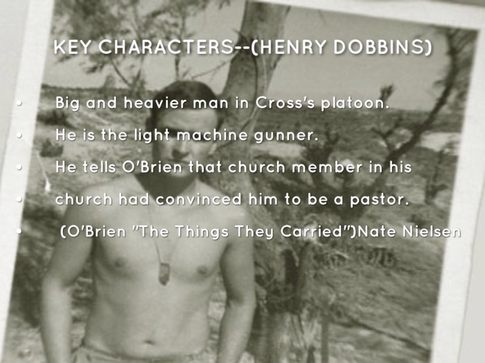 The things they carried henry dobbins