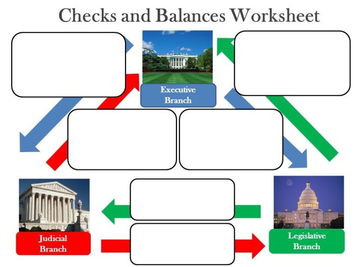 The checks and balances system a worksheet